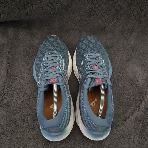 Mizuno Wave Inspire 19 Running Shoes Womens Sz 8 Athletic Sneakers Trainers Blue - Picture 6 of 9